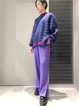 「アイテム（ルームウェア/パジャマ）」を使った、PAMEO POSEさん（レディース・164cm）の冬コーディネート
