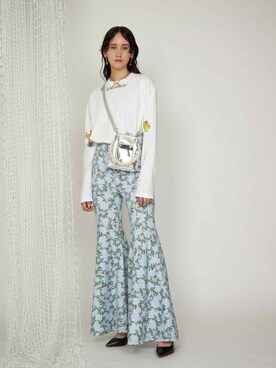 PAMEO POSE(パメオポーズ)の「The Moon Long T(Tシャツ/カットソー ...