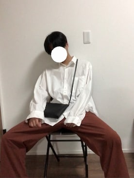 「H&M（エイチ・アンド・エム）のアイテム（バッグ）」を使った、ソウマさん（メンズ・173cm）の春コーディネート