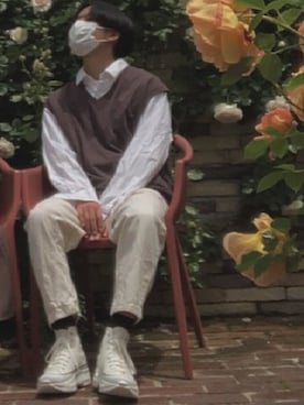「BACK NUMBER（バックナンバー）のアイテム（デニムパンツ）」を使った、ソウマさん（メンズ・173cm）の夏コーディネート