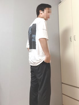 「黒髪」｜肘からマヨネーズさん（メンズ・172cm）の春コーディネート