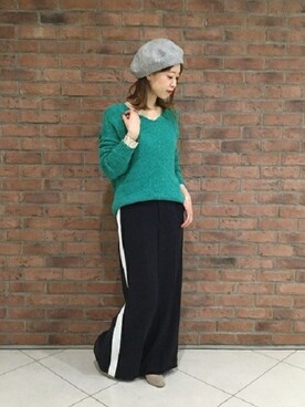 「JOURNAL STANDARD（ジャーナルスタンダード）のアイテム（帽子）」を使った、akiさん（レディース・158cm）の冬コーディネート