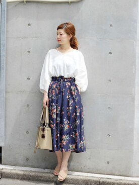 akiさん（レディース・158cm）の春コーディネート