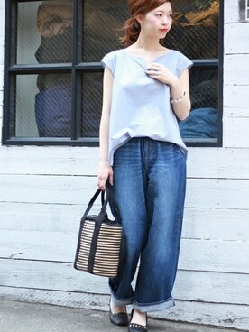 akiさん（レディース・158cm）の春コーディネート