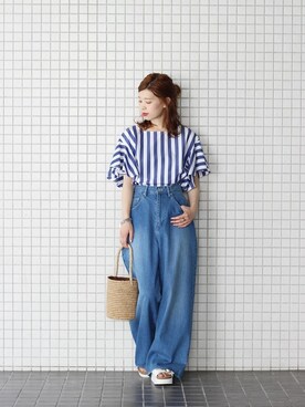 akiさん（レディース・158cm）の春コーディネート