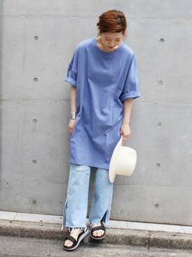 akiさん(レディース・158cm)の夏コーディネート