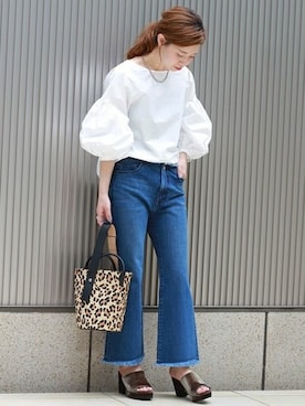 「JOURNAL STANDARD（ジャーナルスタンダード）のアイテム（バッグ）」を使った、akiさん（レディース・158cm）の夏コーディネート