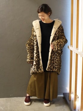 「EYTYS（エイティス）のアイテム」を使った、akiさん（レディース・158cm）の冬コーディネート