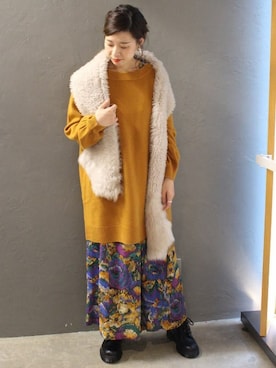 akiさん（レディース・158cm）の冬コーディネート