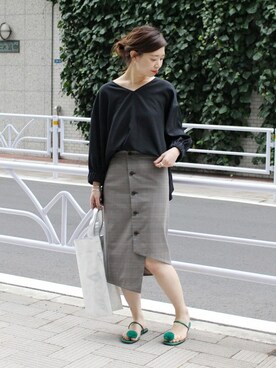 akiさん（レディース・158cm）の冬コーディネート