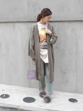 「JOURNAL STANDARD（ジャーナルスタンダード）のアイテム（バッグ）」を使った、akiさん（レディース・158cm）の冬コーディネート