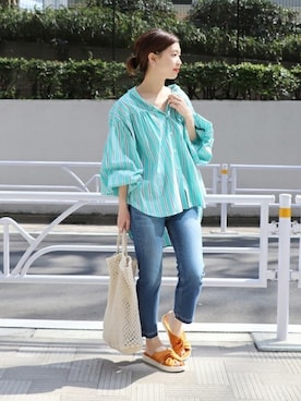 akiさん（レディース・158cm）の春コーディネート