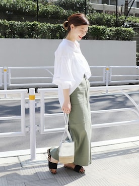 akiさん（レディース・158cm）の春コーディネート