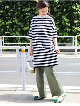 「JOURNAL STANDARD（ジャーナルスタンダード）のアイテム（パンツ）」を使った、akiさん（レディース・158cm）の春コーディネート