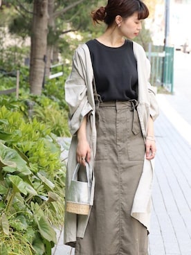 akiさん（レディース・158cm）の春コーディネート