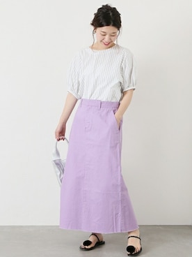 「arron（アローン）のアイテム」を使った、akiさん（レディース・158cm）の夏コーディネート