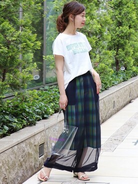 akiさん（レディース・158cm）の夏コーディネート