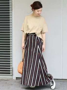 akiさん（レディース・158cm）の夏コーディネート