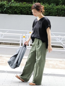 akiさん（レディース・158cm）の夏コーディネート