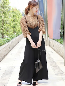 「MARROW（マロウ）のアイテム」を使った、akiさん（レディース・158cm）の夏コーディネート