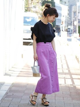 akiさん（レディース・158cm）の夏コーディネート