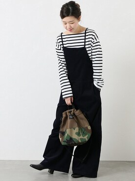 「LEMINOR（ルミノール）のアイテム」を使った、akiさん（レディース・158cm）の夏コーディネート