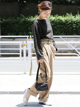 「MELO（メロ）のアイテム」を使った、akiさん（レディース・158cm）の夏コーディネート