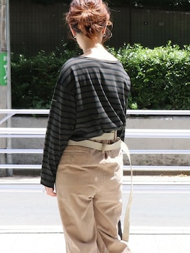 「MELO（メロ）のアイテム」を使った、akiさん（レディース・158cm）の夏コーディネート