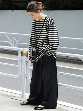 「LEMINOR（ルミノール）のアイテム」を使った、akiさん（レディース・158cm）の夏コーディネート