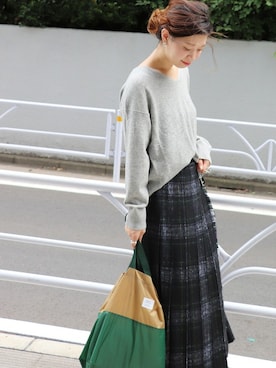 「PARROTT CANVAS（パロットキャンバス）のアイテム」を使った、akiさん（レディース・158cm）の夏コーディネート