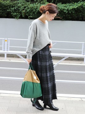 「PARROTT CANVAS（パロットキャンバス）のアイテム」を使った、akiさん（レディース・158cm）の夏コーディネート