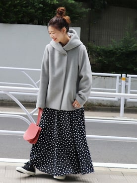 「OAD NEW YORK（オーエーディーニューヨーク）のアイテム」を使った、akiさん（レディース・158cm）の秋コーディネート