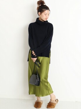 「OAD NEW YORK（オーエーディーニューヨーク）のアイテム」を使った、akiさん（レディース・158cm）の秋コーディネート