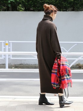 「the dilettante（ザ・ディレッタント）のアイテム」を使った、akiさん（レディース・158cm）の秋コーディネート
