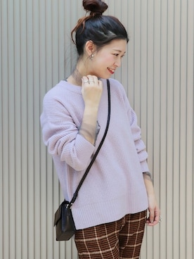 「YAHKI（ヤーキ）のアイテム」を使った、akiさん（レディース・158cm）の秋コーディネート