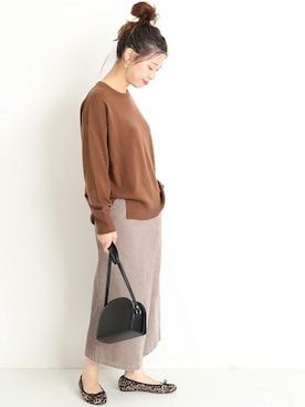 「OAD NEW YORK（オーエーディーニューヨーク）のアイテム」を使った、akiさん（レディース・158cm）の秋コーディネート