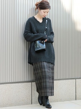 「COMMON PROJECTS（コモンプロジェクト）のアイテム」を使った、akiさん（レディース・158cm）の秋コーディネート