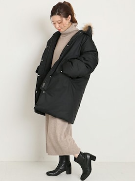 akiさん（レディース・158cm）の冬コーディネート