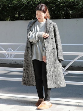 akiさん（レディース・158cm）の冬コーディネート