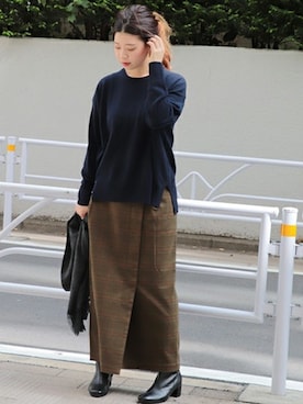 akiさん（レディース・158cm）の冬コーディネート