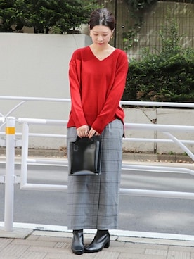 akiさん（レディース・158cm）の冬コーディネート