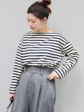 「LEMINOR（ルミノール）のアイテム」を使った、akiさん（レディース・158cm）の冬コーディネート