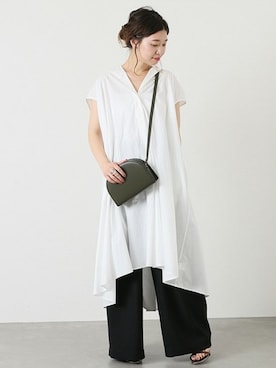 「OAD NEW YORK（オーエーディーニューヨーク）のアイテム」を使った、akiさん（レディース・158cm）の冬コーディネート