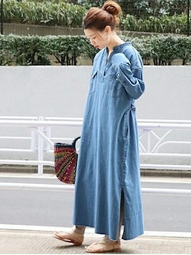 「BIANCA（ビアンカ）のアイテム」を使った、akiさん（レディース・158cm）の夏コーディネート