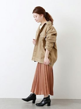 「JOURNAL STANDARD（ジャーナルスタンダード）のアイテム（デニムジャケット）」を使った、akiさん（レディース・158cm）の夏コーディネート