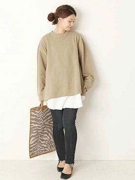 「RUSSELL（ラッセル）のアイテム」を使った、akiさん（レディース・158cm）の夏コーディネート