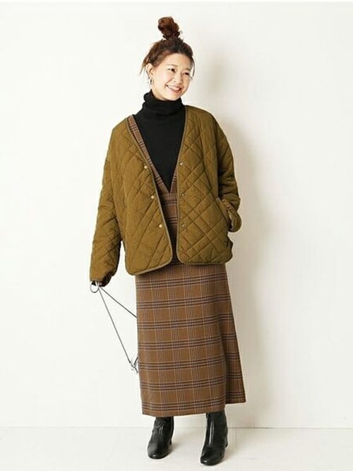 セール】Vネッククロスキルティングブルゾン◇（ブルゾン）｜JOURNAL