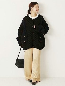 「YAHKI（ヤーキ）のアイテム」を使った、akiさん（レディース・158cm）の秋コーディネート