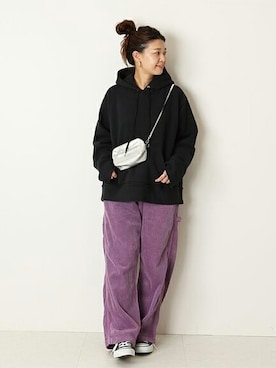 「Wrangler（ラングラー）のアイテム」を使った、akiさん（レディース・158cm）の秋コーディネート