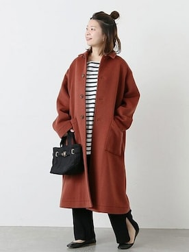 「LEMINOR（ルミノール）のアイテム」を使った、akiさん（レディース・158cm）の秋コーディネート